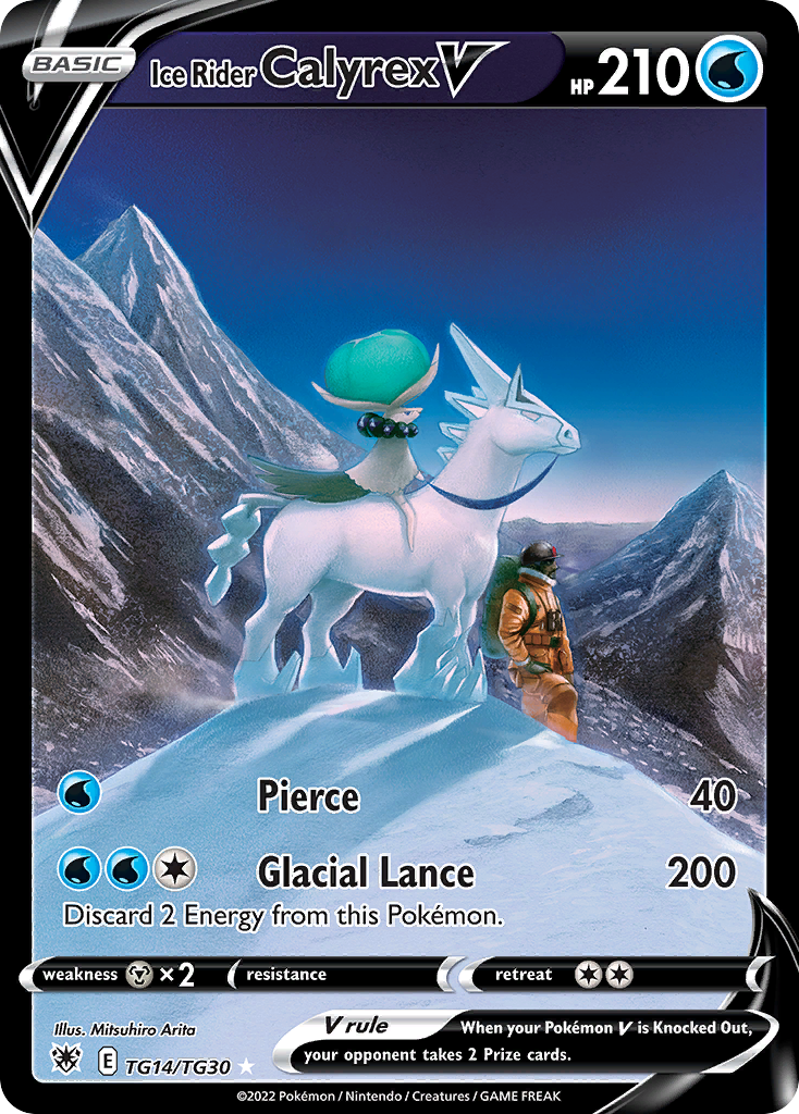 Astral Radiance Trainer Gallery Ice Rider Calyrex V #TG14/30